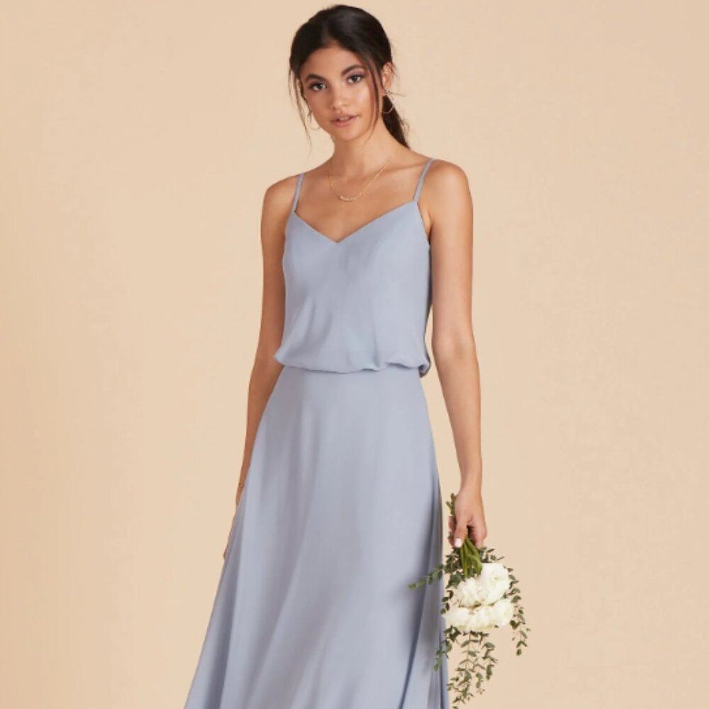 Birdy Grey Gwennie Dress in Chiffon Dusty Blue